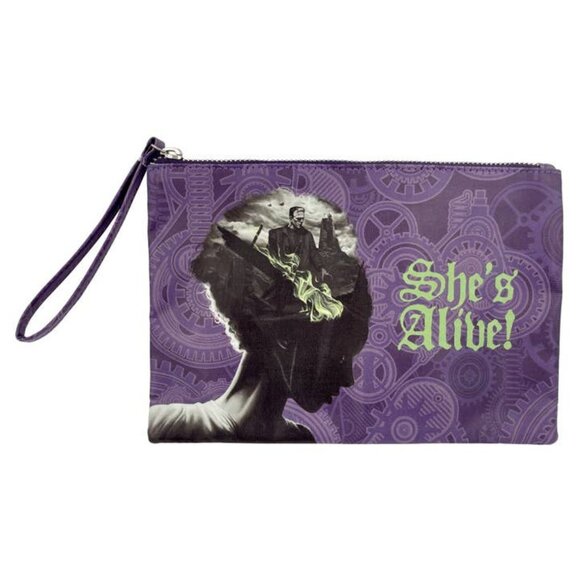 Bride of Frankenstein Wristlet Purse Accessory Pouch - Picture 1 of 5